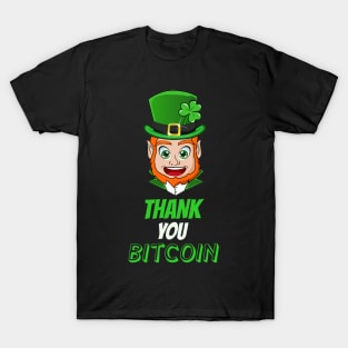 Funny Bitcoin Leprechaun T-Shirt